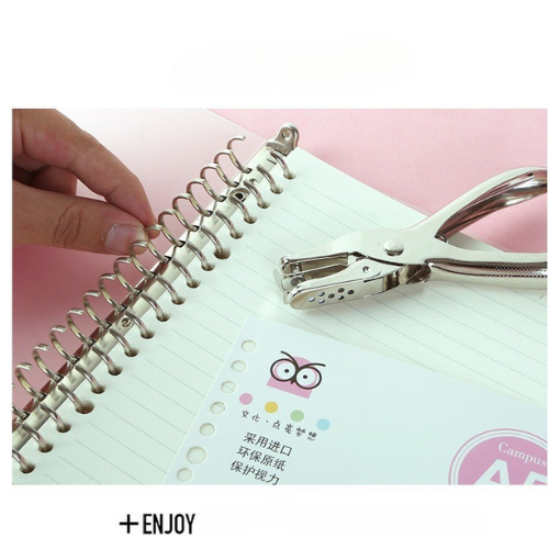 Kìm Bấm Lỗ Giấy Refill Sổ Còng, Dụng Cụ Đục Lỗ Giấy Làm Sổ Còng, Đồ Bấm Lỗ Giấy Cầm Tay MESO, Đường Kính Lỗ 6mm