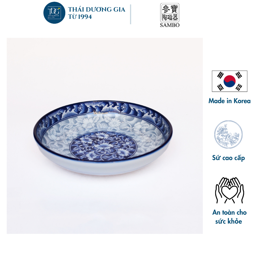 Sambo(Hàn Quốc): Đĩa sâu 18cm #5 (Royal) - MD-069