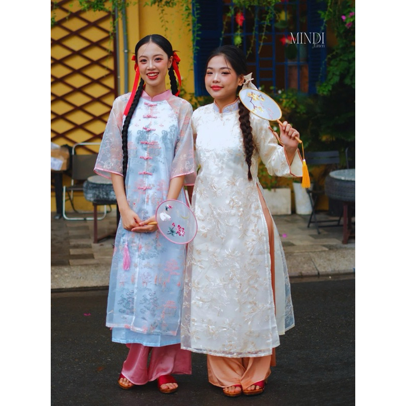 SET ÁO DÀI CÁCH TÂN + QUẦN SUÔNG