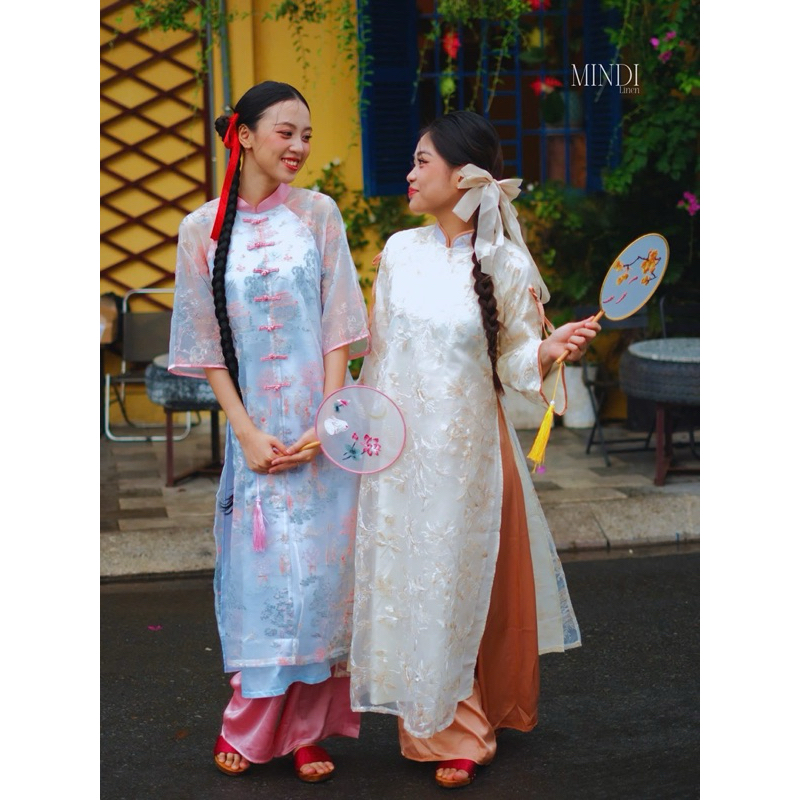 SET ÁO DÀI CÁCH TÂN + QUẦN SUÔNG