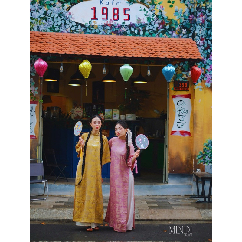 SET ÁO DÀI CÁCH TÂN + QUẦN SUÔNG
