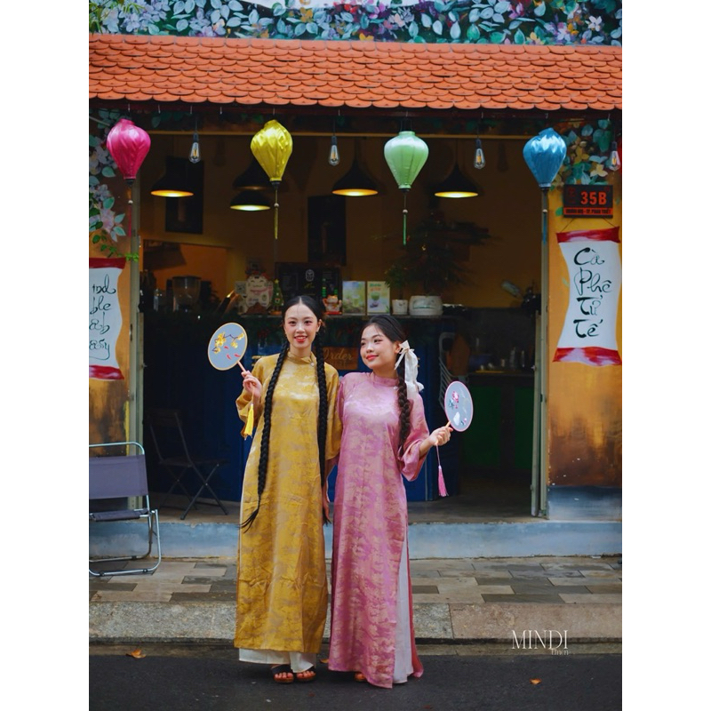 SET ÁO DÀI CÁCH TÂN + QUẦN SUÔNG
