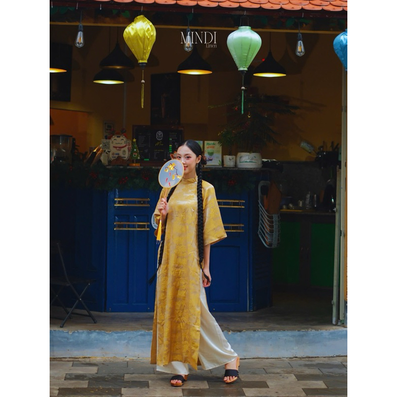 SET ÁO DÀI CÁCH TÂN + QUẦN SUÔNG
