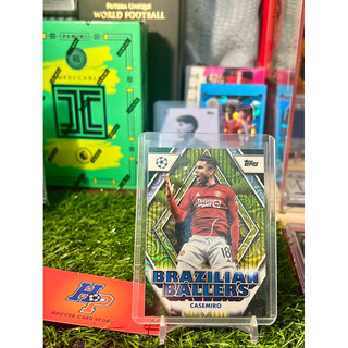 Thẻ bóng đá Casemiro Brazilian Topps Carnaval 2023/24
