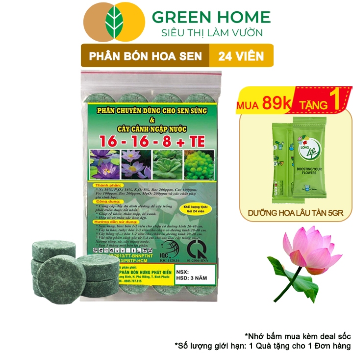 Đánh giá Phân Bón Hoa Sen Greenhome: Hoa To, Đậm Màu, Lâu Tàn | Bí Quyết Cho Cây Thủy Sinh
