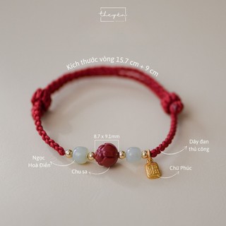 Vòng Tay Hồng Liên - Ngọc Hòa Điền - Mang Lại May Mắn Và Bình An