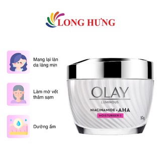 Kem dưỡng trắng da Olay Luminous Niacinamide + AHA Moisturiser (50g)