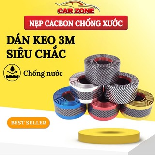 Nẹp Cacbon Dán Chống Trầy Xước Bậc Lên Xuống Ô Tô, Cốp Xe, Bảo Vệ Góc Cửa Xe Hơi – Bản Rộng 3cm, 5cm, 7cm, 10cm