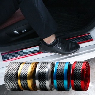 Nẹp Cacbon Dán Chống Trầy Xước Bậc Lên Xuống Ô Tô, Cốp Xe, Bảo Vệ Góc Cửa Xe Hơi – Bản Rộng 3cm, 5cm, 7cm, 10cm