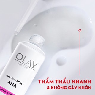 Tinh chất dưỡng trắng Olay Luminous Super Serum Niacinamide + AHA (30ml)