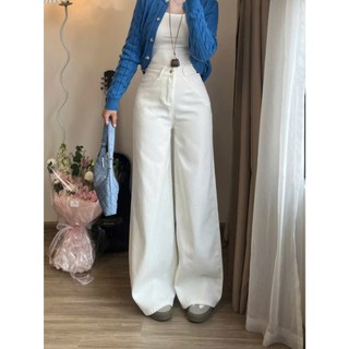 Quần Jeans Ống Rộng Loe Phong Cách Thanh Lịch Che Khuyết Điểm