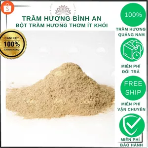 BỘT TRẦM HƯƠNG PHONG THỦY - HOÀN TOÀN TỰ NHIÊN - THƠM LÂU - 100GR 200GR