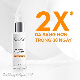 Tinh chất dưỡng trắng Olay Luminous Super Serum Niacinamide + Vitamin C (30ml)