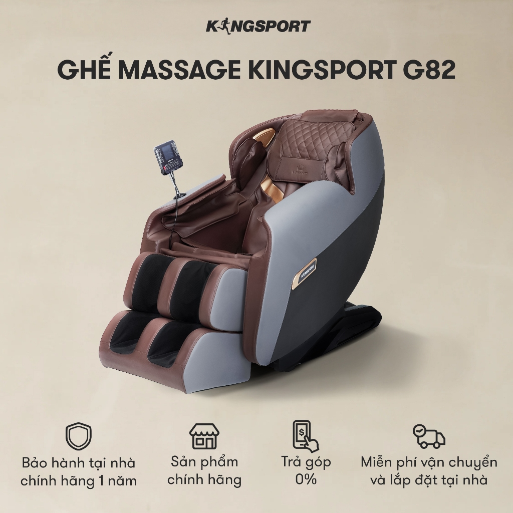 Product image Ghế massage KINGSPORT G82 hệ thống nhiệt hồng ngoại, khung ghế rộng rãi và thoải mái 2