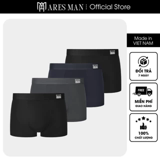 Combo quần boxer , quần lót nam chất thun lạnh kháng khuẩn co giãn 4 chiều - Ares Man 2