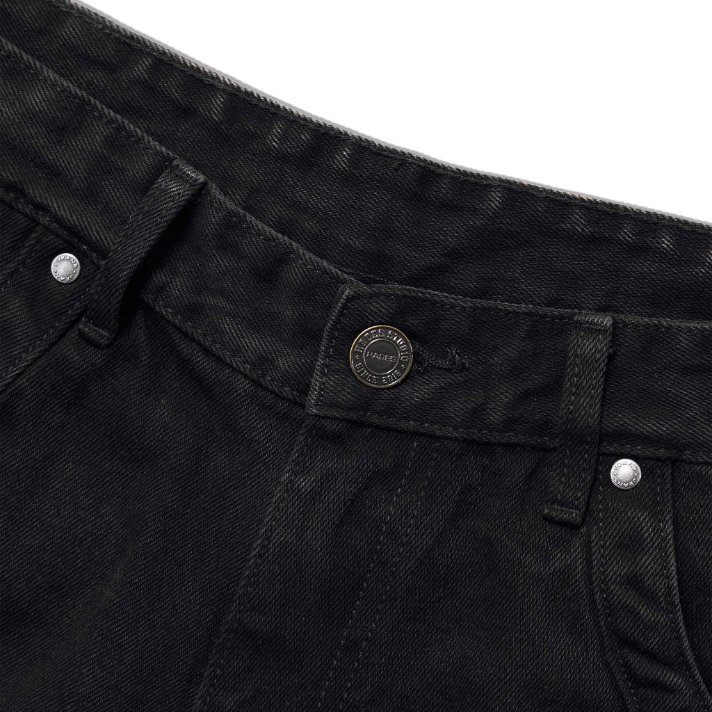 Ảnh HADES Blackout Distress Wash Jean Shorts - HADES Brand chính hãng Quần jean shorts Unisex 3
