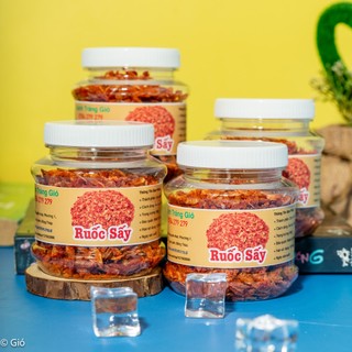 Tép Sấy Tây Ninh Loại Đặc Biệt - Con Ruốc Sấy Tẩm Gia Vị Siêu Ngon - Hủ - Bánh Tráng Gió