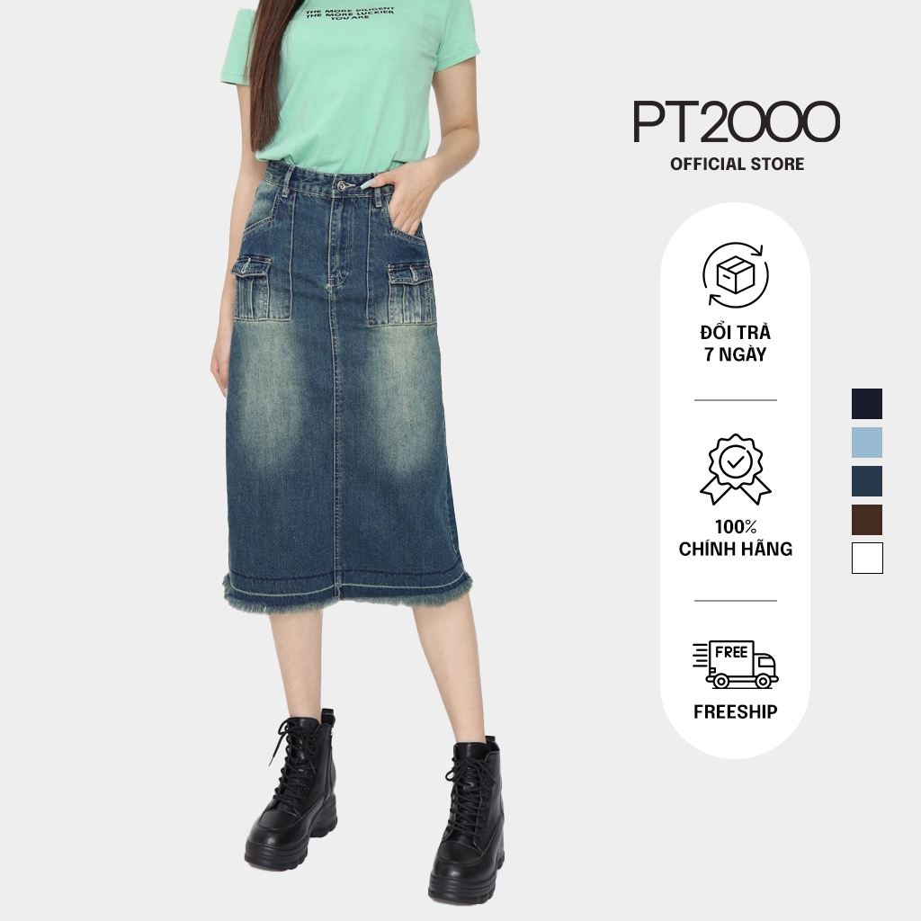 PT2000 FASHION - Váy jean nữ (VJ-M50) | Shopee Việt Nam