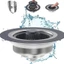Lưới lọc rác inox gắn bồn rửa chén miếng chặn rác chống tắc nghẽn dụng cụ chăm sóc nhà cửa Đồ gia dụng tiện ích LRAN