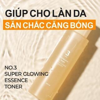 Nước hoa hồng NUMBUZIN No.3 Super Glowing Essence Toner dưỡng da căng bóng, cân bằng da 200ml