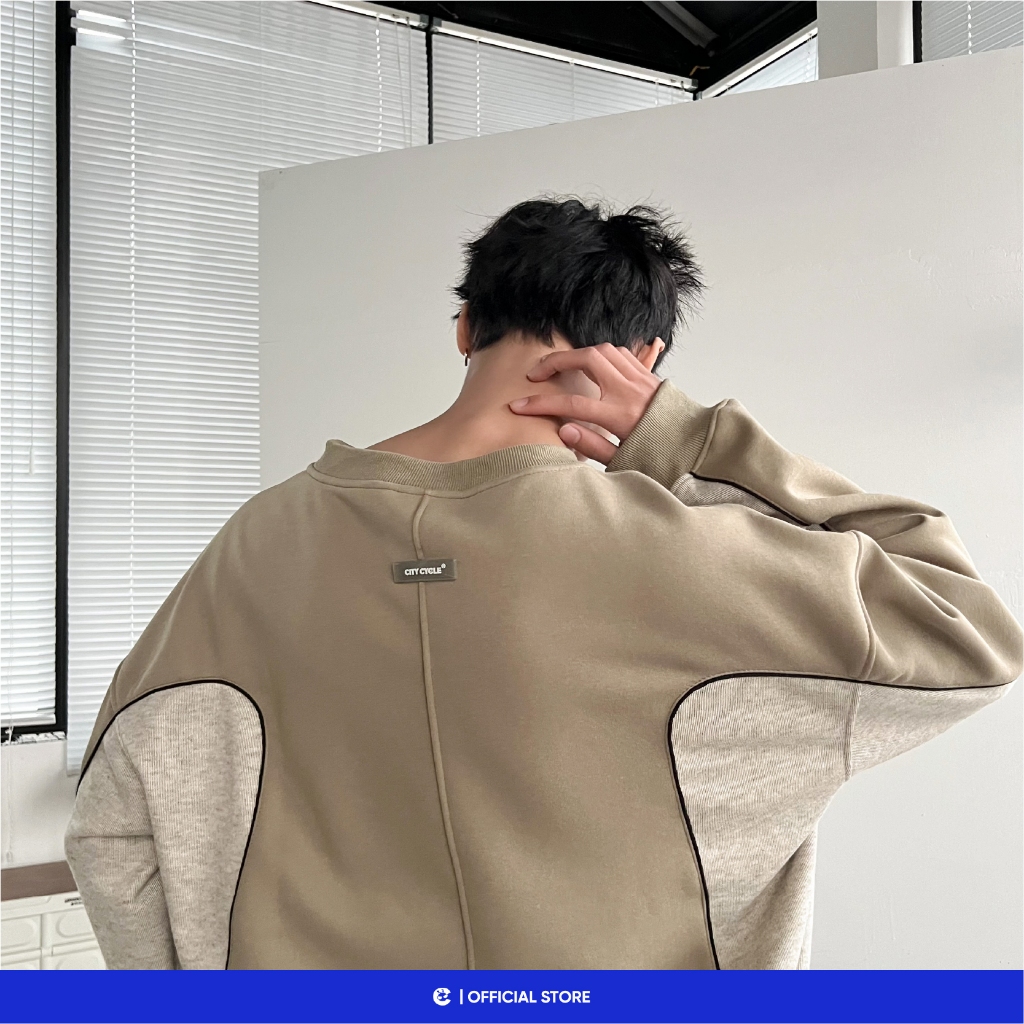 Áo sweater đôi nam nữ nỉ dày mùa thu đông Local Brand Chính Hãng City Cycle Áo Sweater Jersey Chất