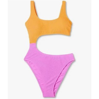 Bikini kín đáo, đồ bơi 1 mảnh dáng cut-out trẻ trung kèm sẵn mút đệm hàng VNXK cao cấp
