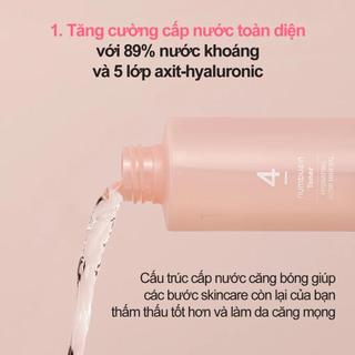 Toner nước khoáng NUMBUZIN No.4 Hydrating Glow Mineral dưỡng ẩm, cấp nước sâu 200ml