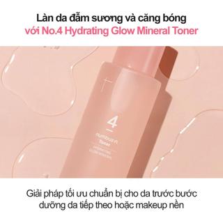 Toner nước khoáng NUMBUZIN No.4 Hydrating Glow Mineral dưỡng ẩm, cấp nước sâu 200ml