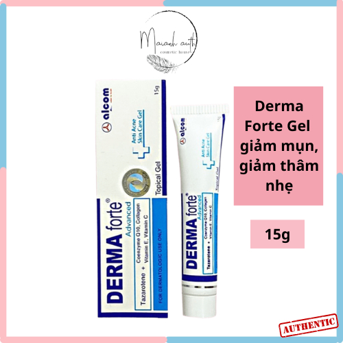 Derma Forte Gel 15g giảm mụn giảm thâm nhẹ Dermaforte | Shopee Việt Nam