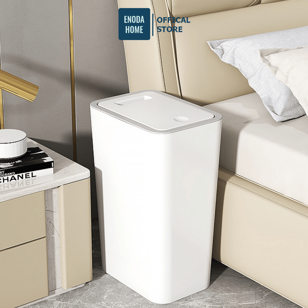 Thùng Rác Có Nắp Bật Thông Minh, Thùng Rác Khe Hẹp Tiết Kiệm Không Gian TR030 AMIZIN
