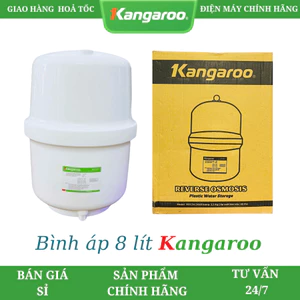 Bình Áp Nhựa 8 Lít Kangaroo - Kèm van bình áp - Dành cho máy nóng lạnh KG10A4, KG10A17, KG100HK, 10A7S, 10A6S
