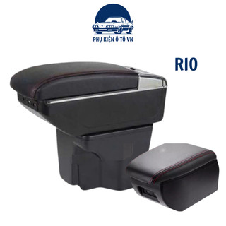 Hộp tỳ tay xe Kia Rio 2012 -2016 NHẬP, RIO 2017-2019  cao cấp tích hợp cổng sạc USB - Phụ kiện ô tô