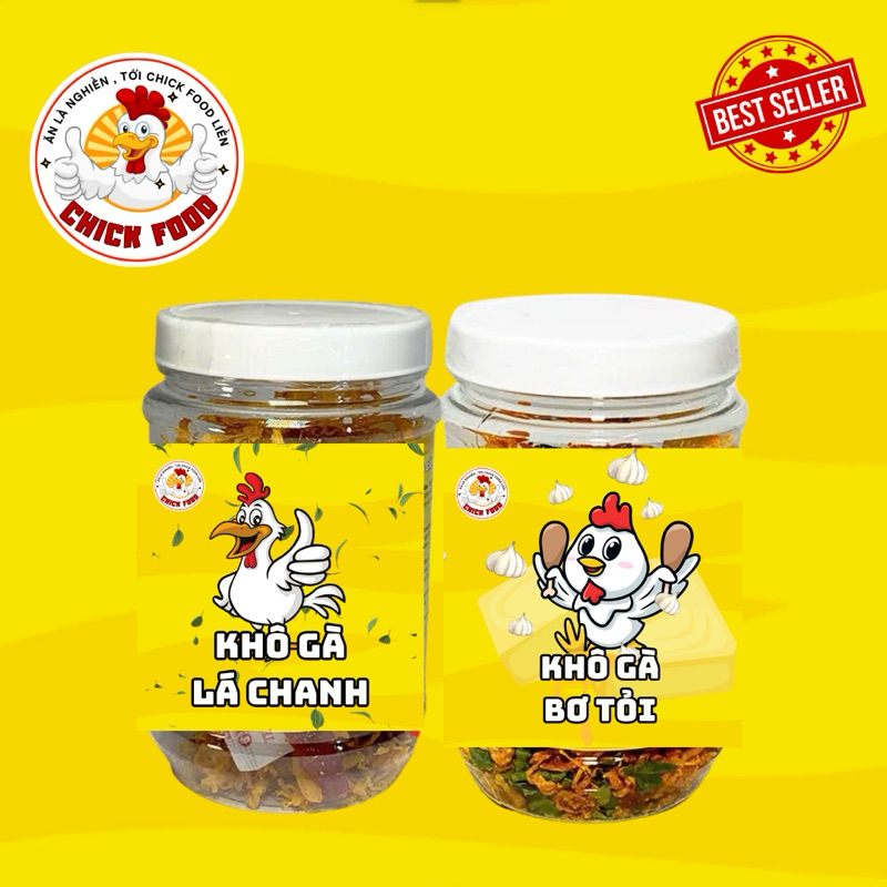 Combo 2 Hộp Khô Gà 500g - Lá Chanh & Bơ Tỏi | Thơm Ngon Khó Cưỡng