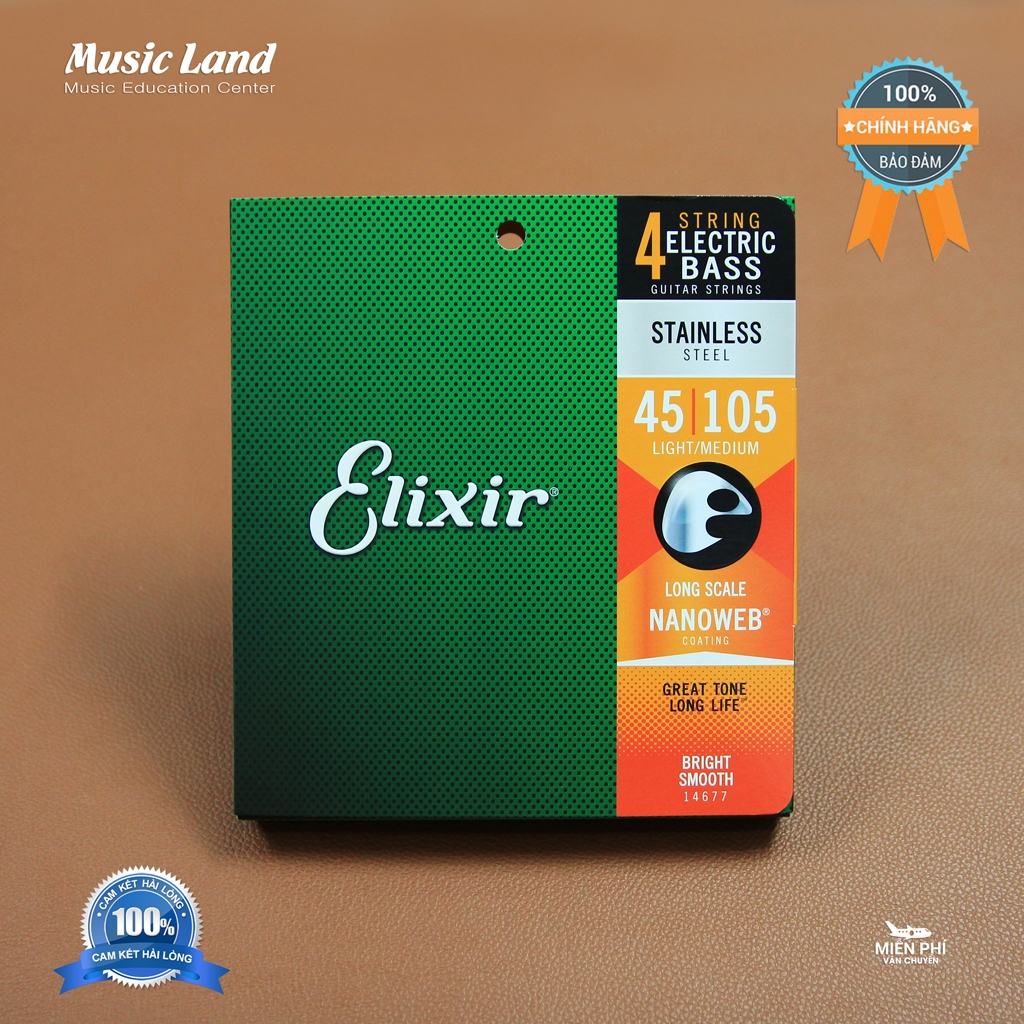 Dây Đàn Guitar Bass Điện Elixir 14677 – Chính Hãng | Shopee Việt Nam