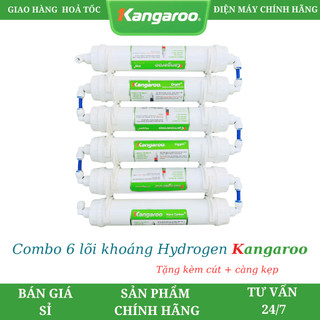 [Trọn Bộ] 6 Lõi Lọc Nước Kangaroo Hydrogen 5678910 dành cho máy Kangaroo 10A4, 10A13, 10A12, 100HA, 10G5 .. (kèm co cút)