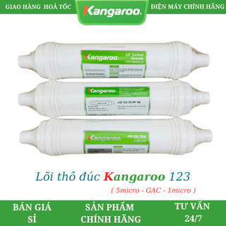Bộ 3 lõi lọc thô 123 đúc Kangaroo HK dùng cho các máy KG100HK, KG10A5, KG10A4, KG10A17, KG10A13