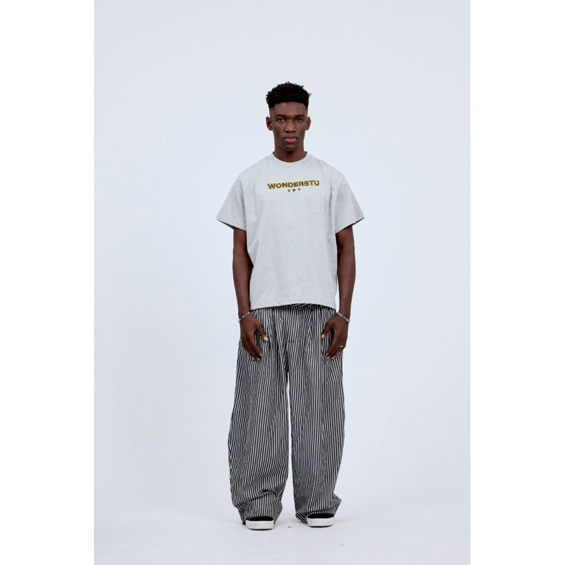 ÁO THUN FORM BOXY BASIC IN NHUNG DA BEO "LEOPARD" WONDERSTU - UNISEX COTTON 260GSM