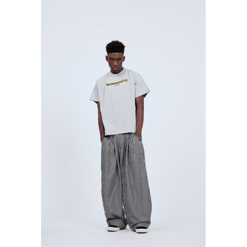 ÁO THUN FORM BOXY BASIC IN NHUNG DA BEO "LEOPARD" WONDERSTU - UNISEX COTTON 260GSM