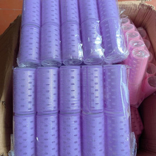 ❌GIÁ SỈ❌  Lô cuốn tóc mái bay Hàn Quốc lõi nhôm chịu nhiệt size to  (Vỉ 10 cái)