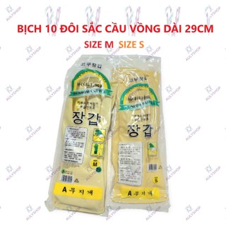 [Dài 46cm] Găng tay cao su Sắc Cầu Vồng dài 46cm dùng rửa chén, rửa bát, găng tay vệ sinh