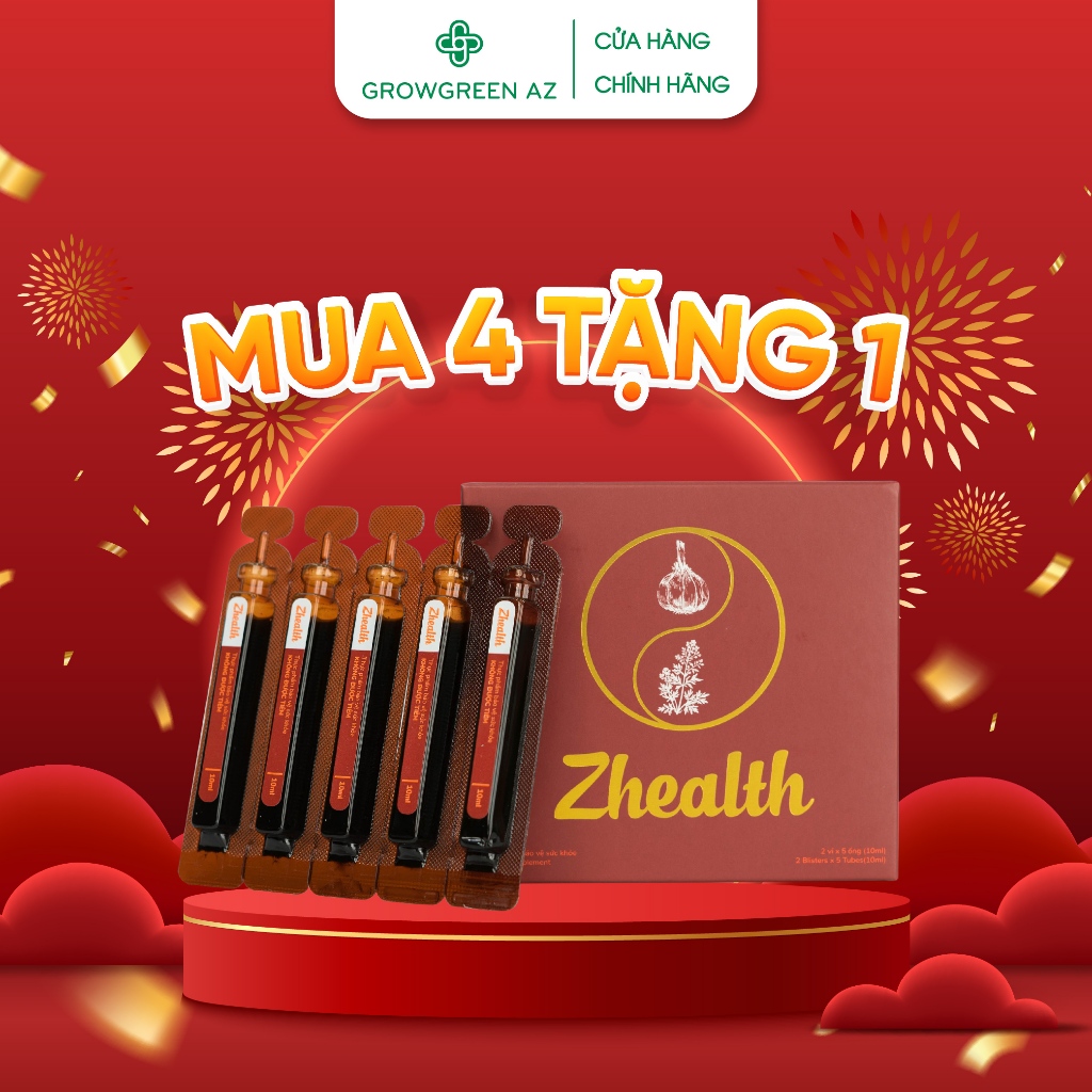 Ảnh Siro ho bổ phổi Zhealth, giảm ho, long đờm từ thảo dược dành cho người lớn và trẻ em Growgreenaz 1