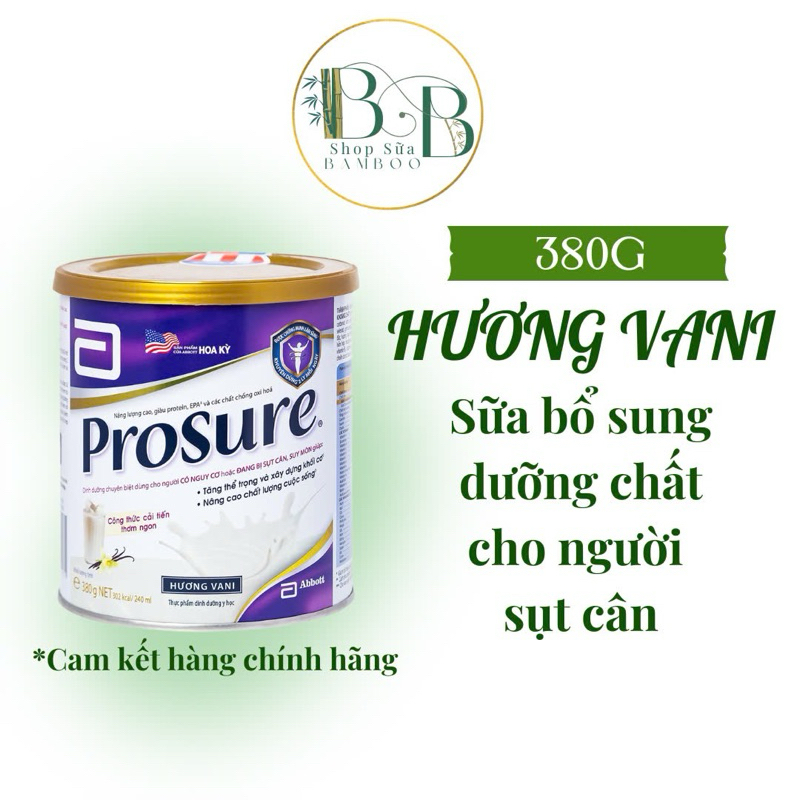 Sữa Prosure Abbott hương vani (380g) | Shopee Việt Nam