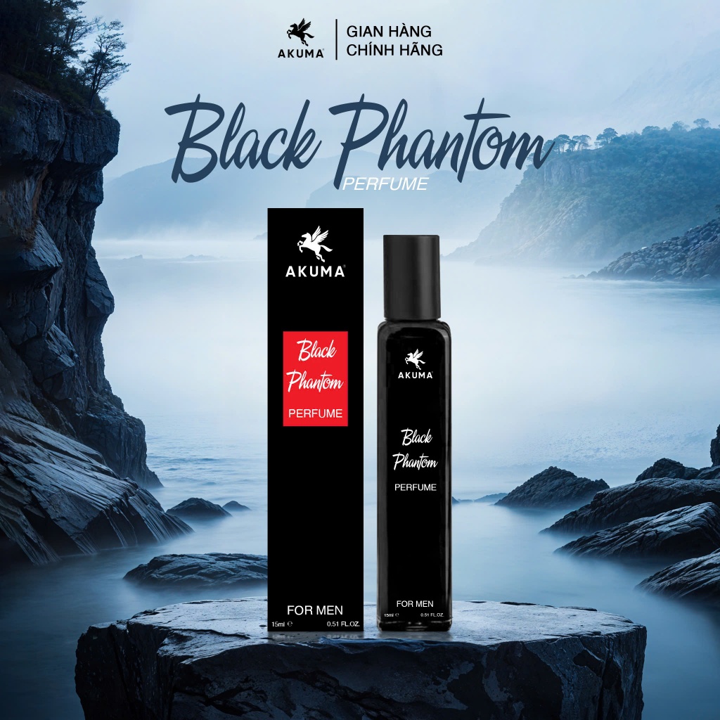 Ảnh Nước Hoa Nam AKUMA Black Phantom 15ml 2