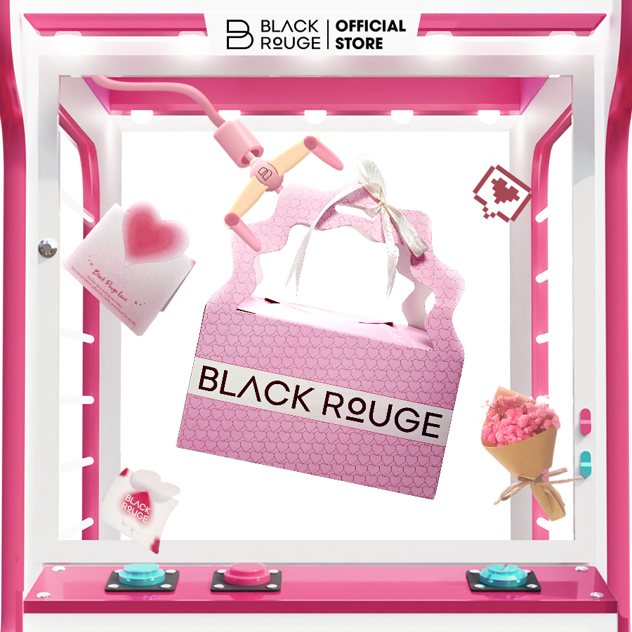 Ảnh Hộp quà tặng dành cho nữ, set quà tặng người yêu kèm hộp, hoa và thiệp Black Rouge 1