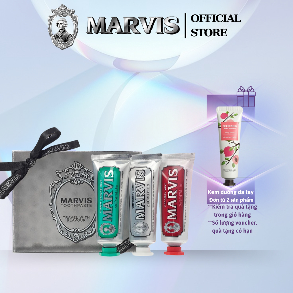 Ảnh Kem Đánh Răng MAVIS Mini Set 3 tuýp x 25ml - Marvis 1