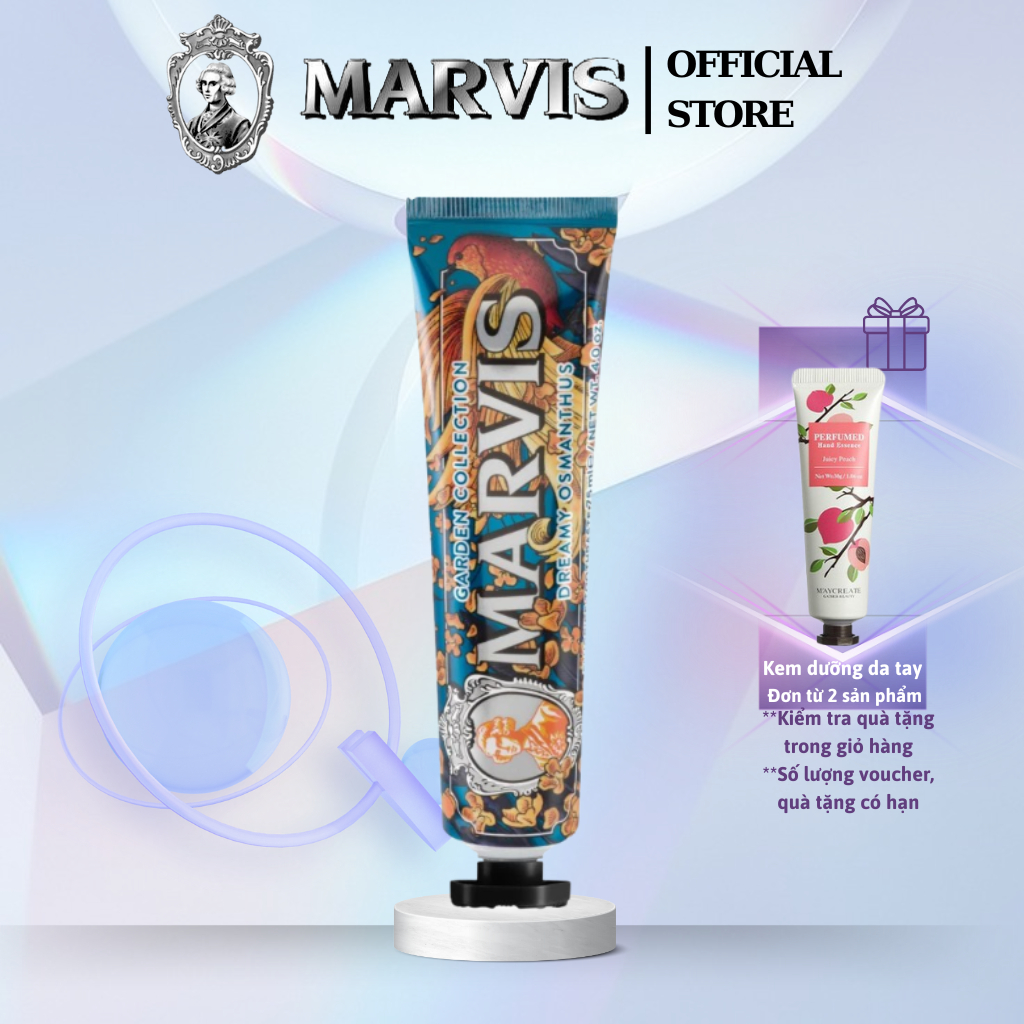 Ảnh Kem Đánh Răng Marvis Dreamy Osmanthus 75ml - Hương Hoa Mộc Lan (Limited Edition) - MARVIS 1
