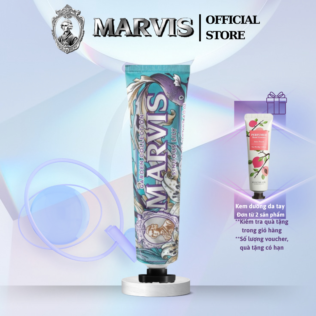Ảnh Kem Đánh Răng Marvis Sinuous Lily - Hương Hoa Lily Tươi Mát (Limited Edition) - MARVIS 1