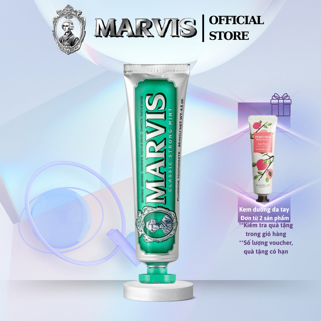 Ảnh Kem Đánh Răng MARVIS Classic Strong Mint 85ML - Marvis Official 1