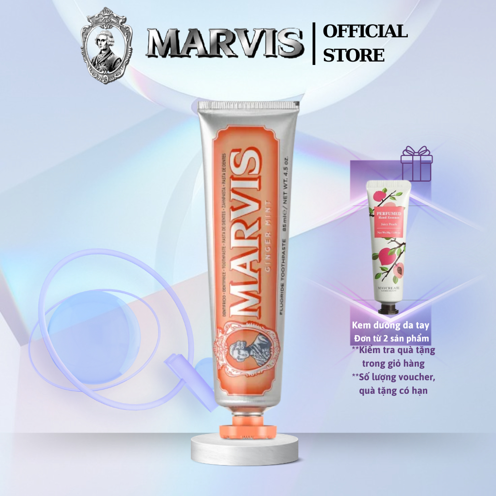 Ảnh Kem Đánh Răng MARVIS Ginger Mint 85ML Hương Vị Bạc Hà Kết Hợp Với Gừng Tươi - Marvis 1