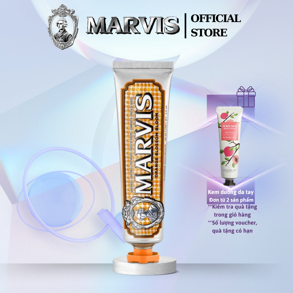 Ảnh Kem Đánh Răng MARVIS Orange Blossom 75ML Hương Vị Ngọt Ngào Quyến Rũ Của Hoa Cam - Marvis 1